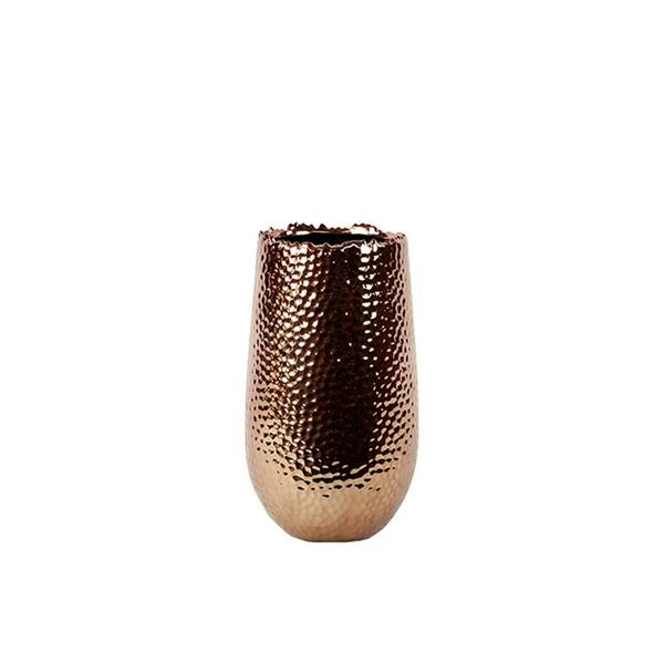 Urban Trends Collection Ceramic Vase-Copper 11401